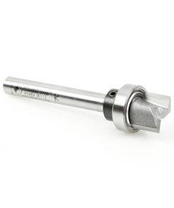 Amana 45484 Carbide Tipped Flush Trim Plunge Template 1/2 Dia x 3/8 x 1/4 Inch Shank with Oversized Upper Ball Bearing