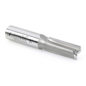 Amana 45488 Carbide Tipped Straight Plunge 12mm Dia x 1-1/4 x 1/2 Inch Shank