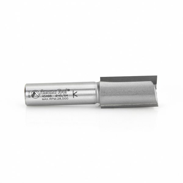 Amana 45498 Carbide Tipped Straight Plunge 18mm Dia x 1-1/4 x 1/2 Inch Shank