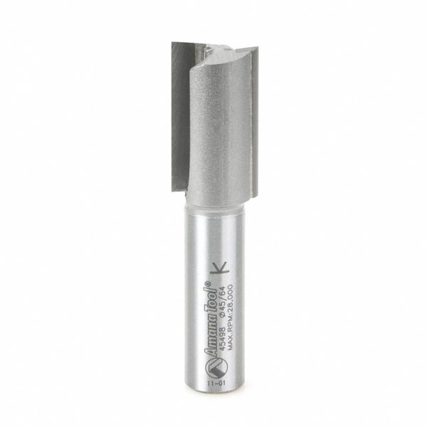 Amana 45498 Carbide Tipped Straight Plunge 18mm Dia x 1-1/4 x 1/2 Inch Shank