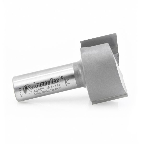 Amana 45505 Carbide Tipped Mortising 1-1/4 Dia x 3/4 x 1/2 Inch Shank