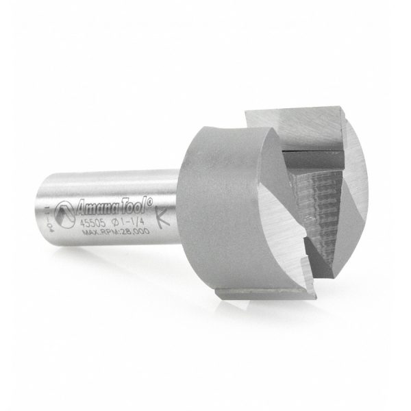 Amana 45505 Carbide Tipped Mortising 1-1/4 Dia x 3/4 x 1/2 Inch Shank