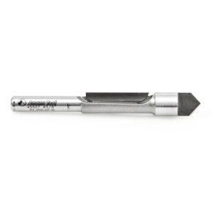 Amana 45507 Carbide Tipped Panel Pilot Concave Grind 3/8 Dia x 1 Inch x 1/4 Shank Single Flute