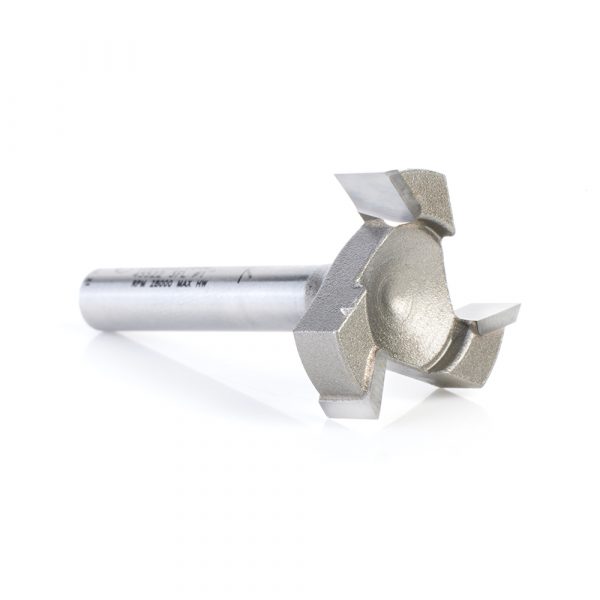 Amana 45522 Carbide Tipped Spoilboard Surfacing, Rabbeting, Flycutter, Slab Leveler, Surface Planer & Flattening 1 Dia x 1/4 x 1/4 Inch Shank Router Bit