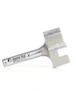Amana 45523 Carbide Tipped Spoilboard Surfacing, Rabbeting, Flycutter, Slab Leveler, Surface Planer & Flattening 28.5mm Dia x 12.5mm x 6mm Shank Router Bit