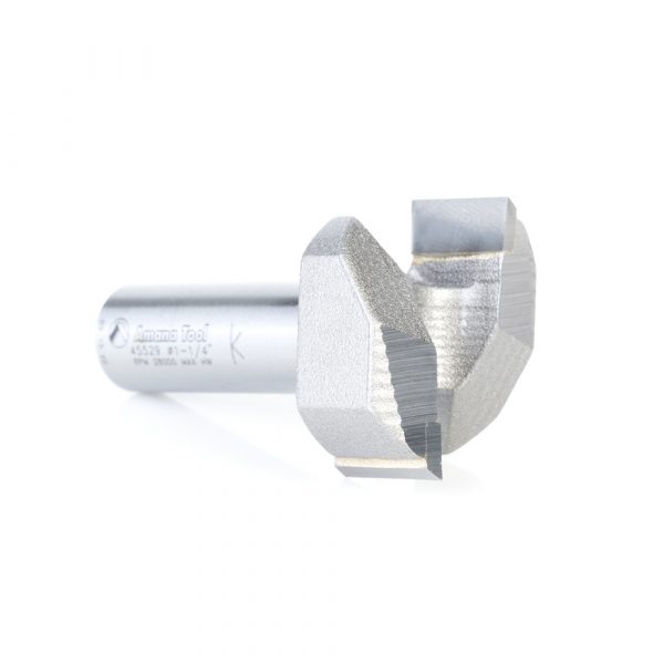 Amana 45529 Carbide Tipped Spoilboard Surfacing, Rabbeting, Flycutter, Slab Leveler, Surface Planer & Flattening 1-1/4 Dia x 9/16 x 1/2 Inch Shank Router Bit