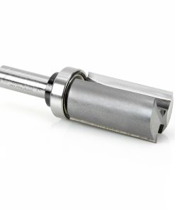 Amana 45551 Carbide Tipped Flush Trim Plunge Template 1-1/8 Dia x 2 Inch x 1/2 Shank with Upper BB