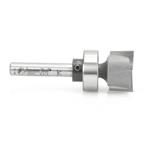 Amana 45561 Carbide Tipped Bottom Cleaning 3/4 Dia x 7/16 x 1/4 Inch Shank with Upper BB & Upshear Design