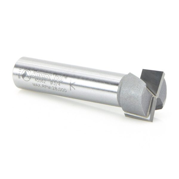 Amana 45562 Carbide Tipped Bottom Cleaning / Spoilboard 3/4 Dia x 7/16 x 1/2 Inch Shank Upshear Design