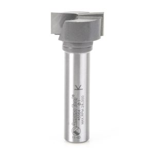 Amana 45564 Carbide Tipped Bottom Cleaning / Spoilboard 1 Dia x 7/16 x 1/2 Inch Shank Upshear Design