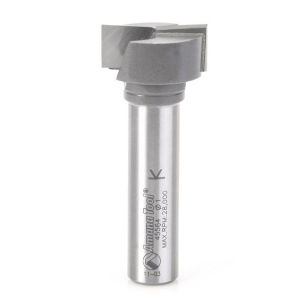 Amana 45564 Carbide Tipped Bottom Cleaning / Spoilboard 1 Dia x 7/16 x 1/2 Inch Shank Upshear Design