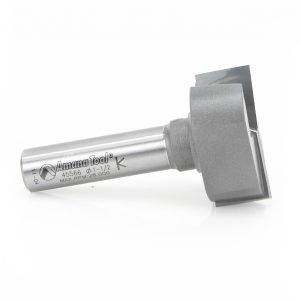 Amana 45566 Carbide Tipped Bottom Cleaning / Spoilboard 1-1/2 Dia x 5/8 x 1/2 Inch Shank Upshear Design