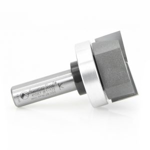 Amana 45567 Carbide Tipped Bottom Cleaning 1-1/2 Dia x 5/8 x 1/2 Inch Shank with Upper BB & Upshear Design