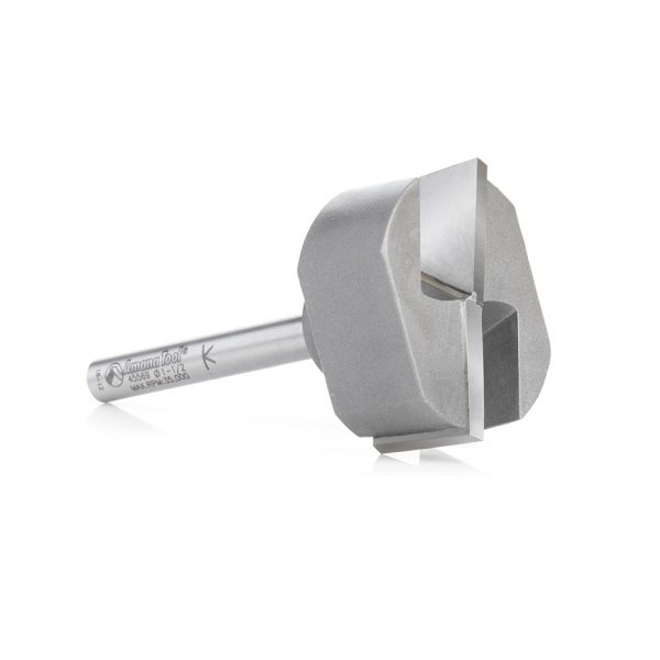 Amana 45569 Carbide Tipped Bottom Cleaning / Spoilboard 1-1/2 Dia x 5/8 x 1/4 Inch Shank Upshear Design