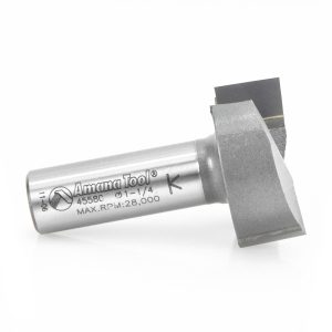 Amana 45580 Carbide Tipped Mortising 1-1/4 Dia x 1/2 x 1/2 Inch Shank