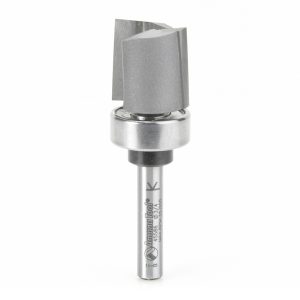 Amana 45586 Carbide Tipped Mortising 3/4 Dia x 3/4 x 1/4 Inch Shank with Upper BB