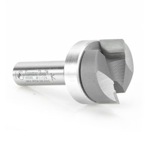 Amana 45590 Carbide Tipped Mortising 1-1/4 Dia x 1/2 x 1/2 Inch Shank with Upper BB