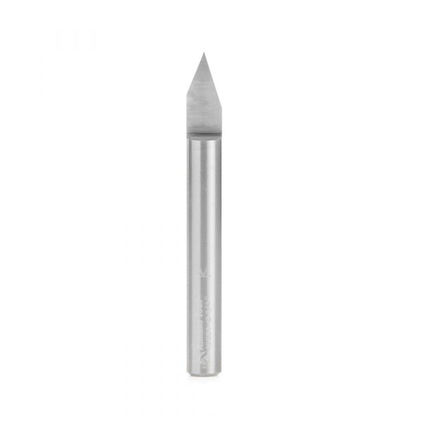 Amana 45601 Solid Carbide 45 Degree Engraving 0.005 Tip Width x 1/4 Inch Shank Signmaking