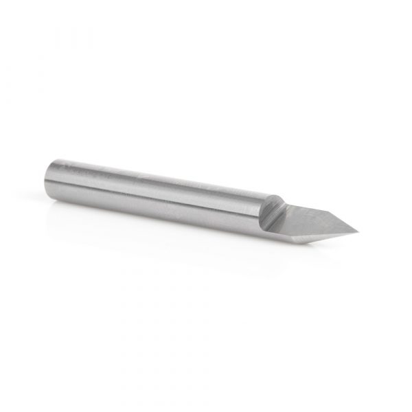 Amana 45601 Solid Carbide 45 Degree Engraving 0.005 Tip Width x 1/4 Inch Shank Signmaking