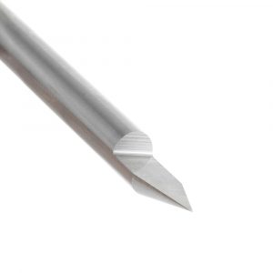 Amana 45601 Solid Carbide 45 Degree Engraving 0.005 Tip Width x 1/4 Inch Shank Signmaking