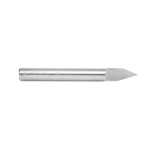 Amana 45602 Solid Carbide 45 Degree Engraving 0.020 Tip Width x 1/4 Inch Shank Signmaking