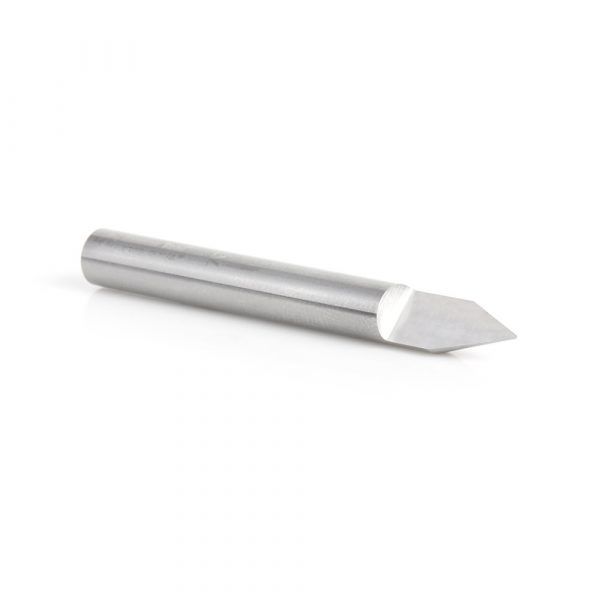 Amana 45602 Solid Carbide 45 Degree Engraving 0.020 Tip Width x 1/4 Inch Shank Signmaking