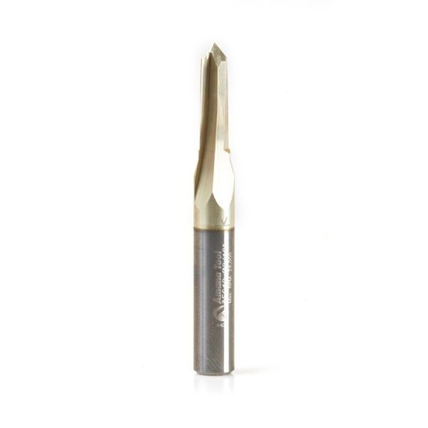 Amana 45610 "Zero-Point" 90 Degree V-Groove and Engraving 3/16 Dia x 3/32 x 1/4 Shank ZrN Coated Router Bit
