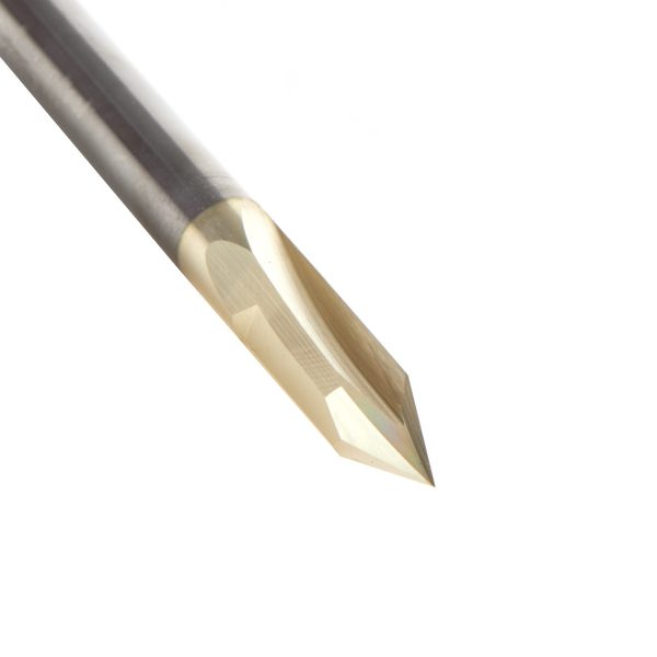 Amana 45613 "Zero-Point" 45 Degree V-Groove and Engraving 1/4 Dia x 0.310" x 1/4 Shank ZrN Coated Router Bit