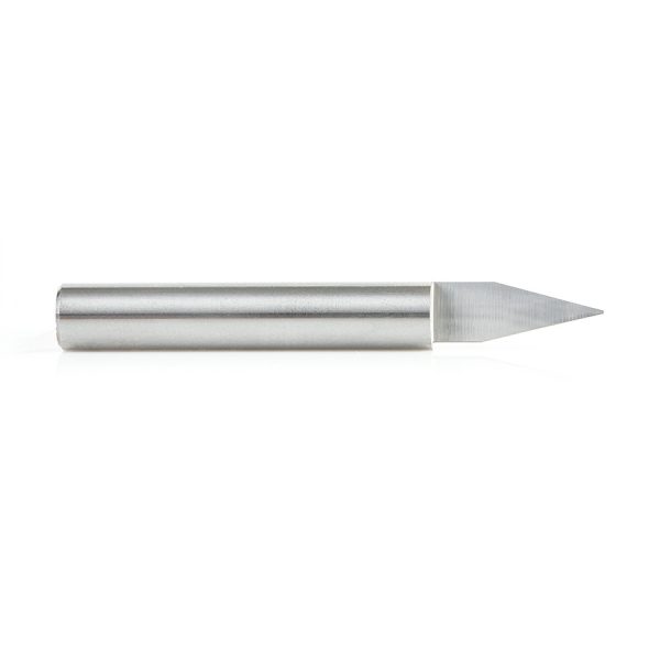 Amana 45621 Solid Carbide 30 Degree Engraving 0.035 Tip Width x 1/4 Inch Shank Signmaking