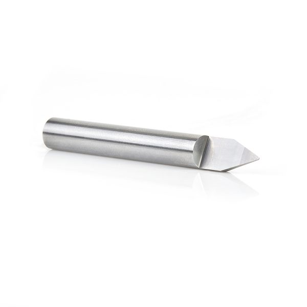 Amana 45622 Solid Carbide 45 Degree Engraving 0.025 Tip Width x 1/4 Inch Shank Signmaking