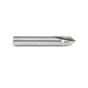 Amana 45625 Solid Carbide V-Groove 90 Deg x 1/4 Dia x 1/8 x 1/4 Inch Shank