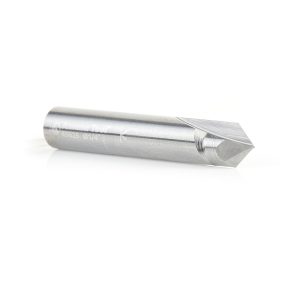 Amana 45625 Solid Carbide V-Groove 90 Deg x 1/4 Dia x 1/8 x 1/4 Inch Shank