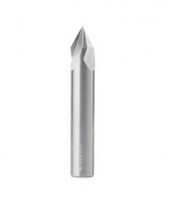 Amana 45629 Solid Carbide V-Groove 60 Deg x 1/2 Dia x 7/16 x 1/2 Inch Shank