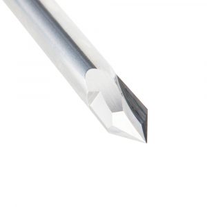 Amana 45635 Solid Carbide V Groove Engraving 60 Deg x 3/8 Dia x 5/8 x 3/8 Inch Shank