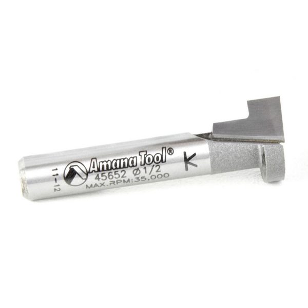 Amana 45652 Carbide Tipped Keyhole 1/2 Dia x 3/8 x 1/4 Inch Shank
