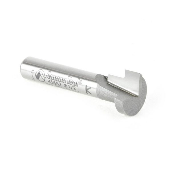 Amana 45652 Carbide Tipped Keyhole 1/2 Dia x 3/8 x 1/4 Inch Shank