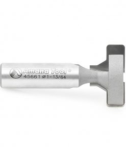 Amana 45661 T-Slot Rounded Edge 1-13/64 Dia x 43/64 x 1/2 Inch Shank