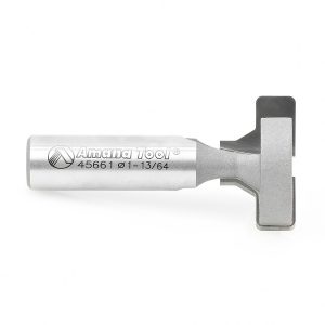 Amana 45661 T-Slot Rounded Edge 1-13/64 Dia x 43/64 x 1/2 Inch Shank