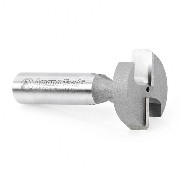 Amana 45661 T-Slot Rounded Edge 1-13/64 Dia x 43/64 x 1/2 Inch Shank