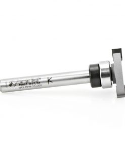 Amana 45663 Carbide Tipped Flooring Straight Dedicated Cutter .894 Dia x 4.5mm x 1/4 Inch Shank with Upper BB