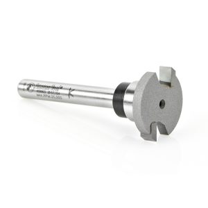 Amana 45663 Carbide Tipped Flooring Straight Dedicated Cutter .894 Dia x 4.5mm x 1/4 Inch Shank with Upper BB