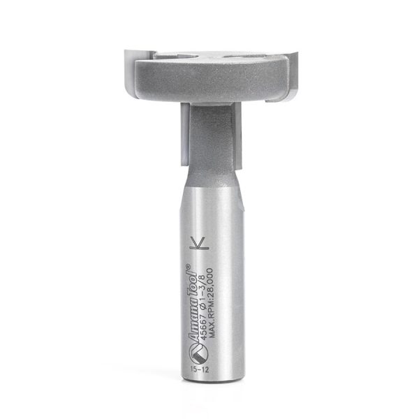 Amana 45667 T-Slot Rounded Edge 1-3/8 Dia x 7/8 x 1/2 Inch Shank