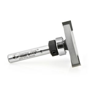 Amana 45668 Carbide Tipped Flooring Straight Dedicated Cutter 1-1/4 Dia x 1/4 x 1/4 Inch Shank with Upper BB