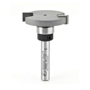 Amana 45668 Carbide Tipped Flooring Straight Dedicated Cutter 1-1/4 Dia x 1/4 x 1/4 Inch Shank with Upper BB