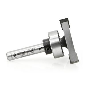 Amana 45669 Carbide Tipped Flooring Straight Dedicated Cutter 1-1/4 Dia x 1/4 x 1/4 Inch Shank with Upper BB