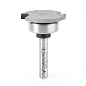 Amana 45674 Carbide Tipped Flooring Straight Dedicated Cutter 1-1/4 Dia x 5/32 x 1/4 Inch Shank with Upper BB