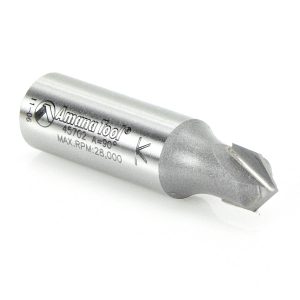 Amana 45702 Carbide Tipped V-Groove 90 Deg x 3/8 Dia x 3/16 x 1/2 Inch Shank