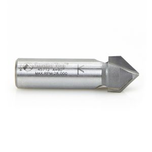 Amana 45712 Carbide Tipped V-Groove 90 Deg x 5/8 Dia x 5/16 x 1/2 Inch Shank