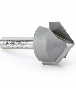 Amana 45718 Carbide Tipped V-Groove 90 Deg x 7/8 Dia x 7/16 x 1/4 Inch Shank