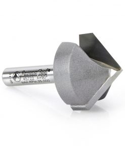 Amana 45722 Carbide Tipped V-Groove 90 Deg x 1 Inch Dia x 1/2 x 1/4 Shank